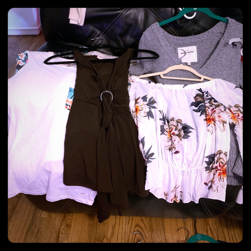 Lot ladies small tops (Express, Ralph Lauren, A&F)